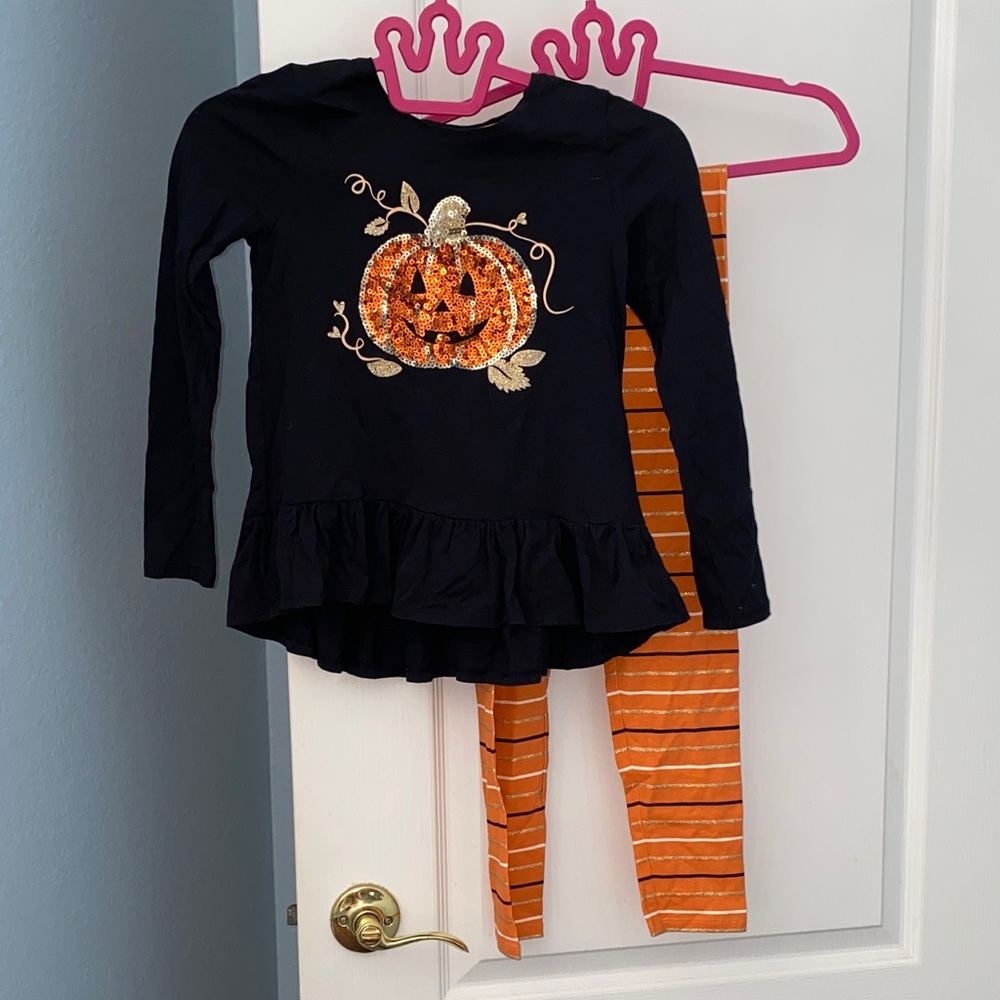 Kids Halloween Pumpkin Set - Black and Orange